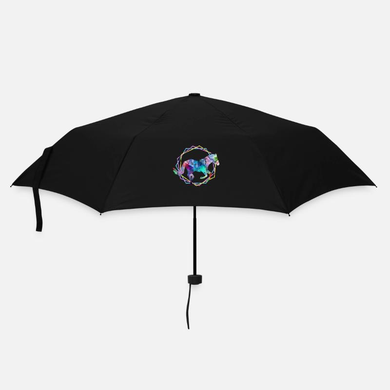 horse - Umbrella (small) - black