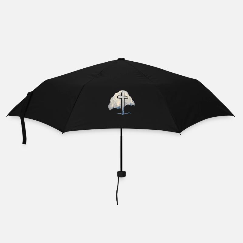 Jésus nuage Jésus croix - Parapluie standard - noir