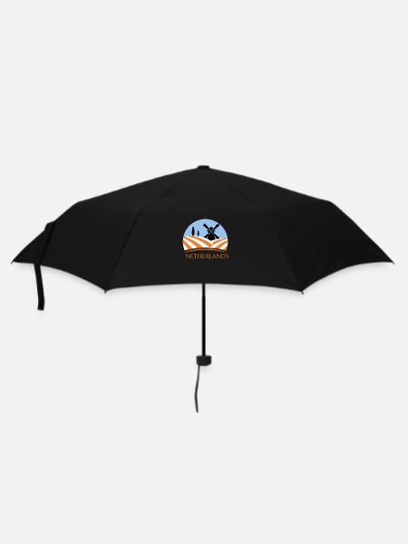 Hollande Netherlands Amsterdam cadeau vacances - Parapluie standard - noir