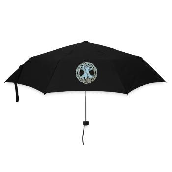 lebensbaum e 55 - Regenschirm (klein) - Schwarz - Vorne
