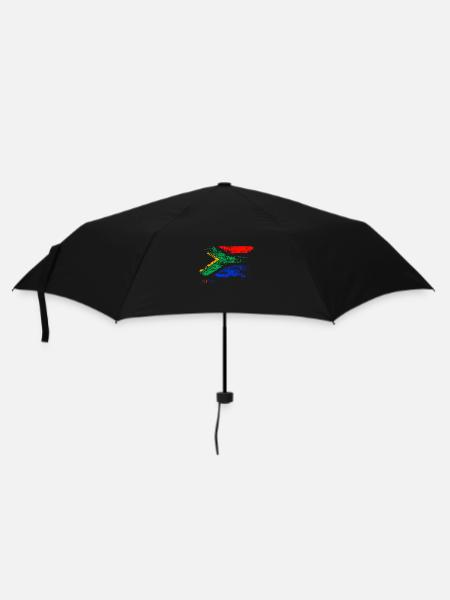 africa F - Regenschirm (klein) - Schwarz