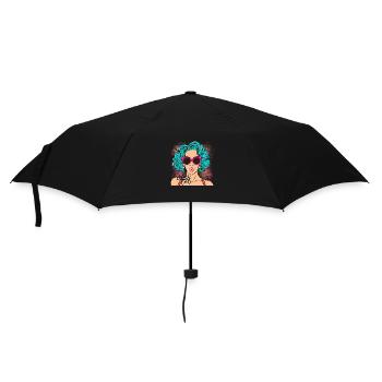 Reste cool - Parapluie standard - noir - Devant