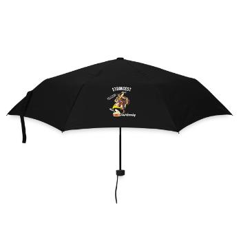Surströmming Challenge,Viking Shirt schwedisch FUN - Regenschirm (klein) - Schwarz - Vorne