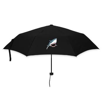 Tauch Dive Shark Hai - Parapluie standard - noir - Devant