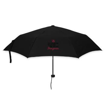 Lustige Sprüche Prinzessin - Regenschirm (klein) - Schwarz - Vorne