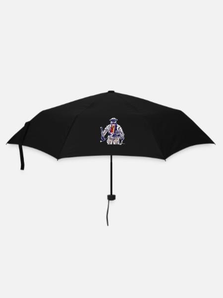 Pompier, boisson énergisante, pompier, pompier - Parapluie standard - noir