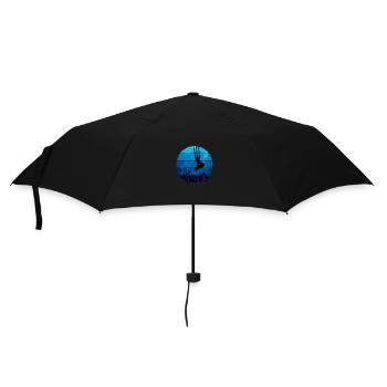 Kitesurfing kiteboarding - Umbrella (small) - black - Front