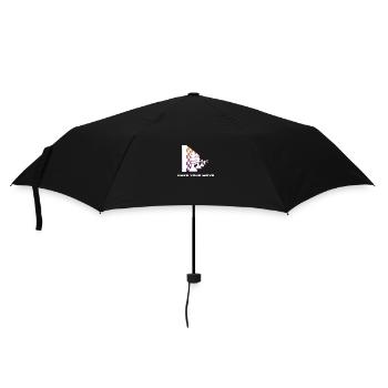 Schach Schachfiguren Schachbrett Make your Move - Regenschirm (klein) - Schwarz - Vorne