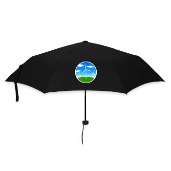 Wind turbines - Umbrella (small) - black - Front