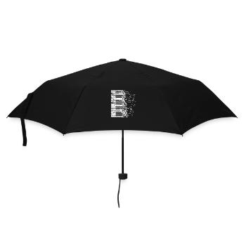 Piano art keyboard artist music instrument - Umbrella (small) - black - Front