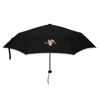 Viking Baby Little Viking with Pacifier Gift - Umbrella (small) - black - Front