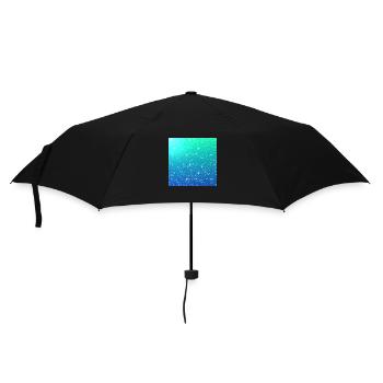 Fond de paillettes étoiles dégradé - Parapluie standard - noir - Devant
