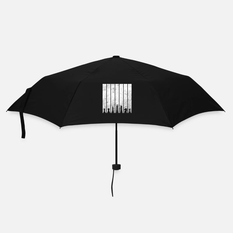 ÉCHECS PIONS D’ÉCHECS - Parapluie standard - noir