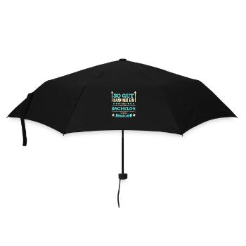 So gut kann nur ein Bachelor aussehen Geschenk - Regenschirm (klein) - Schwarz - Vorne