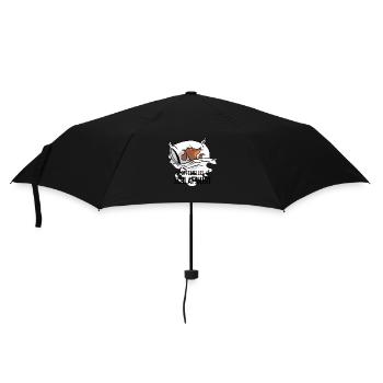 OFFIZIELLES SCHLAFSHIRT DACKEL HUND - Regenschirm (klein) - Schwarz - Vorne