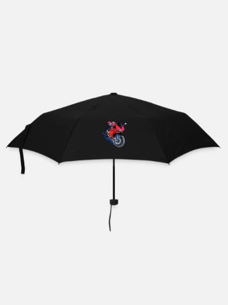Sport Motorcycle Red - Umbrella (small) - black