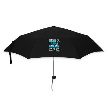 Futur Papa Gamer Cadeau papa j'arrive Annonce Père - Parapluie standard - noir - Devant