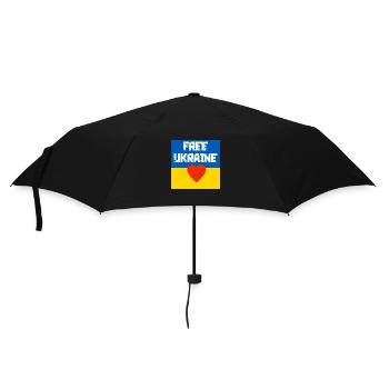 Ukraine - Parapluie standard - noir - Devant