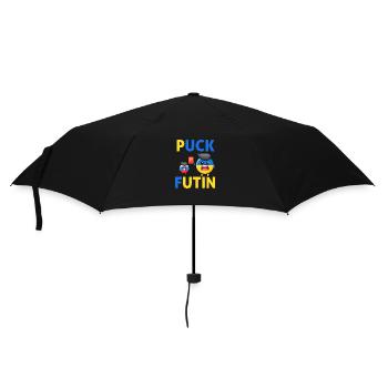 Puck Futin I support ukraine - Umbrella (small) - black - Front