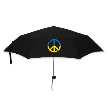 PEACE UKRAINE - STOP WAR - FREE - Umbrella (small) - black - Front