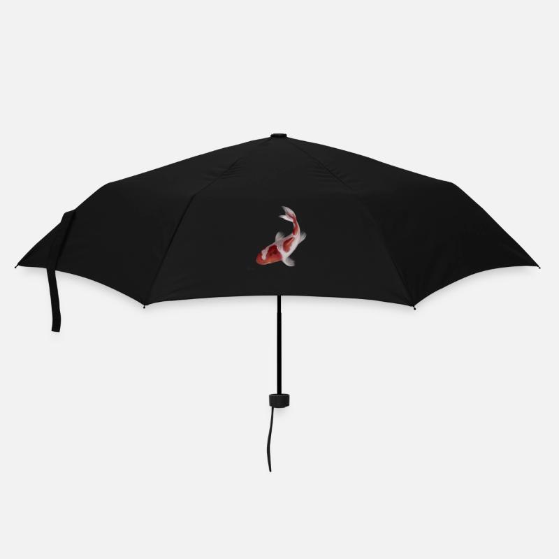 Koi-Fisch - Regenschirm (klein) - Schwarz