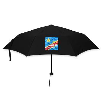 Congo RDC kaka na motema ! - Parapluie standard - noir - Devant