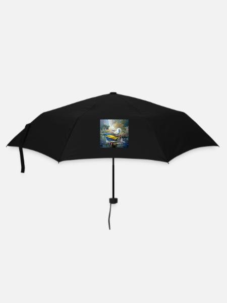 Peace for the Ukrainians, stand with Ukraine - Umbrella (small) - black