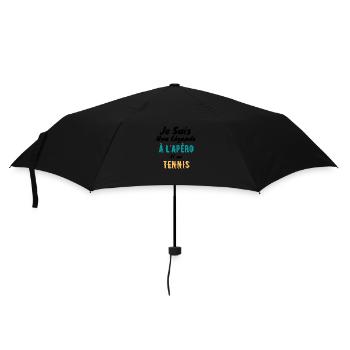 je suis une légende à l apéro et à la tennis - Parapluie standard - noir - Devant