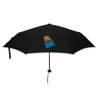 Qui a besoin de cheveux en disant - Parapluie standard - noir - Devant