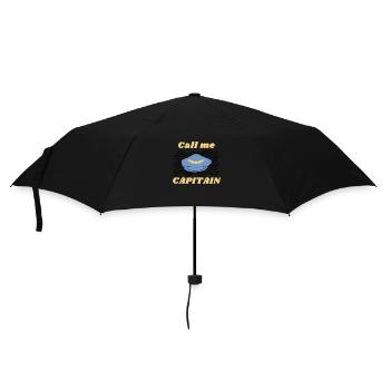 Appel moi capitaine - Parapluie standard - noir - Devant