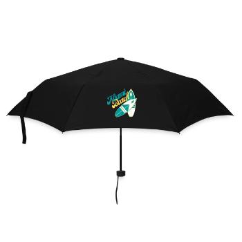 Miami beach - Parapluie standard - noir - Devant