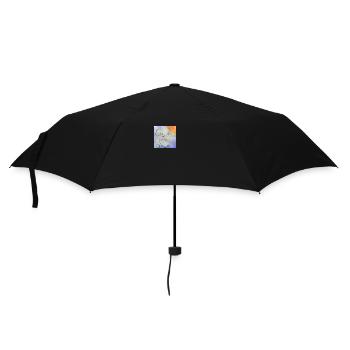 Enjoy your day - Regenschirm (klein) - Schwarz - Vorne