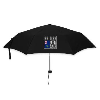 Îles Vierges britanniques - Parapluie standard - noir - Devant