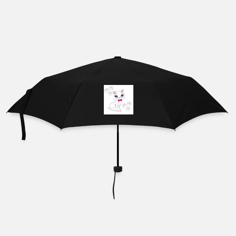 Chat - Parapluie standard - noir