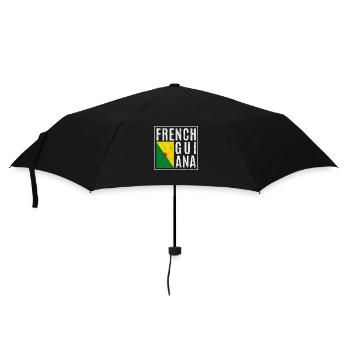 Guyane française - Parapluie standard - noir - Devant