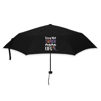 Proud Athletics Mom Of Athlete Mother - Umbrella (small) - black - Front