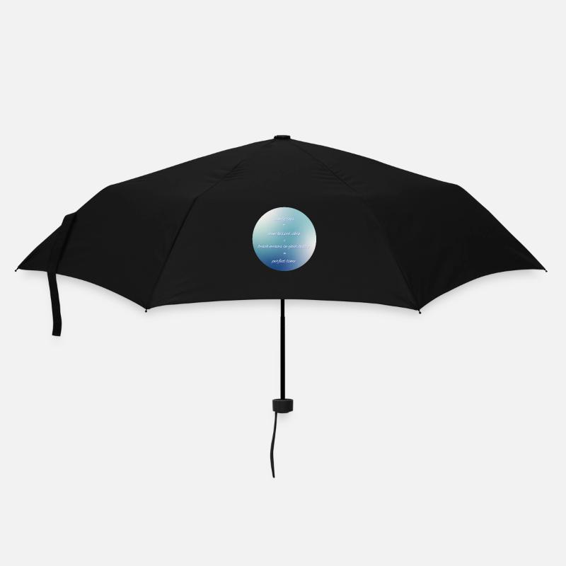 perfect time - Umbrella (small) - black