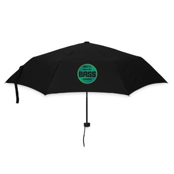 Glück ist wenn der bass einsetzt ! - Regenschirm (klein) - Schwarz - Vorne