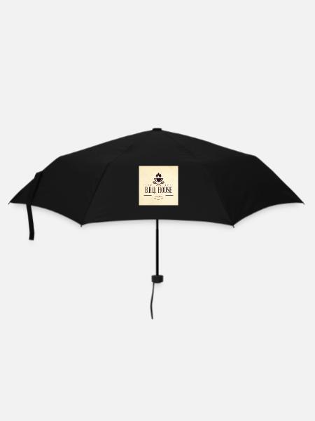 Grillen bbq - Regenschirm (klein) - Schwarz