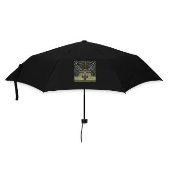 Motorrad - Regenschirm (klein) - Schwarz - Vorne