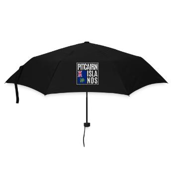 Pitcairninseln - Regenschirm (klein) - Schwarz - Vorne