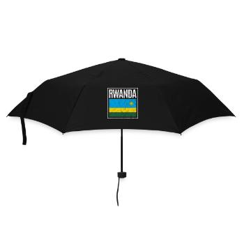 Ruanda - Regenschirm (klein) - Schwarz - Vorne