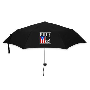 Puerto Rico - Regenschirm (klein) - Schwarz - Vorne