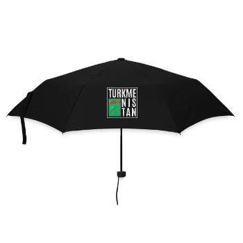 Turkménistan - Parapluie standard - noir - Devant
