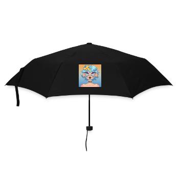 Golden ocean - Umbrella (small) - black - Front