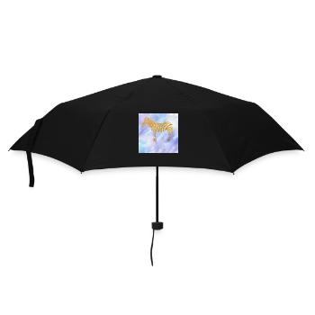 Zebra - Regenschirm (klein) - Schwarz - Vorne