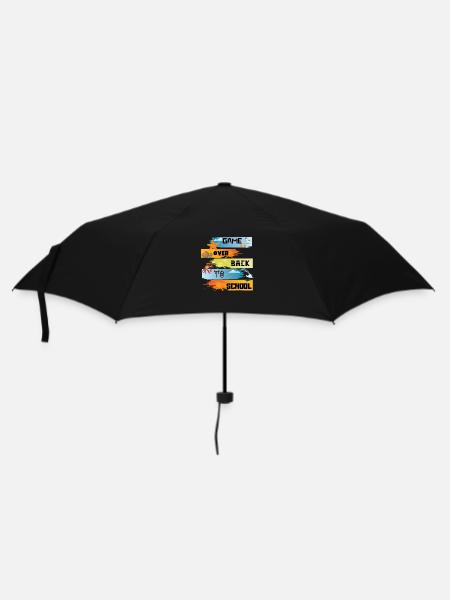Game over back to school - Umbrella (small) - black