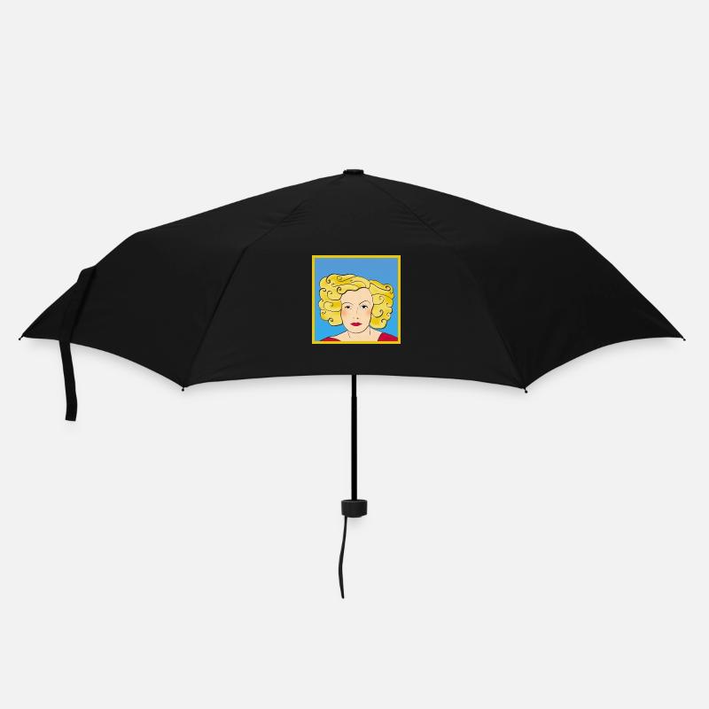 Groovie Chick T-Shirt - Regenschirm (klein) - Schwarz