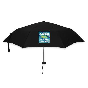 Made In 1972 Funny 50th Birthday Gifts - Umbrella (small) - black - Front