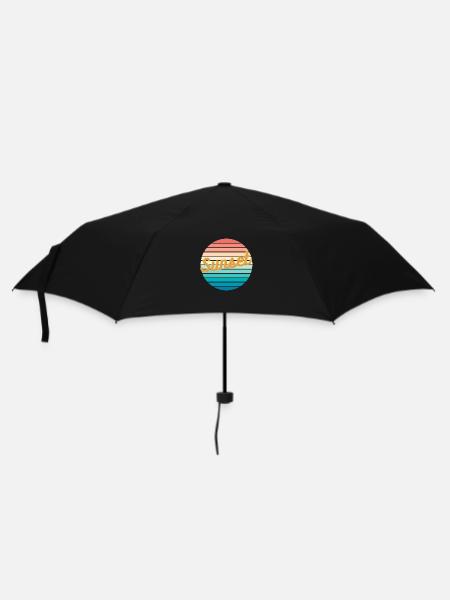 Sunset - Regenschirm (klein) - Schwarz